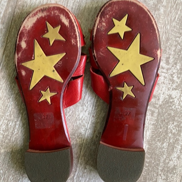 Christmas Poinsettia Flats, Vis a Vie size 37 - Picture 6 of 6